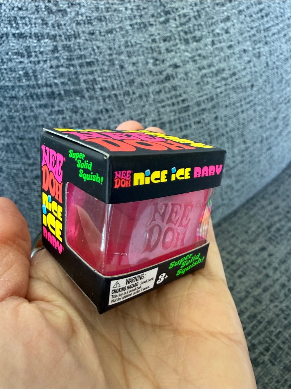 BNIB NeeDoh Nice Ice Baby, Pink